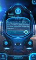 GO SMS PRO UNIVERSE THEME EX imagem de tela 1