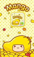 GO SMS MANGO ANIMATED STICKER Cartaz