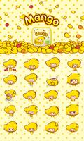 GO SMS MANGO ANIMATED STICKER imagem de tela 1