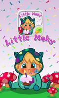 GO SMS PRO LITTLE MOKY STICKER poster