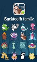 GO SMS Pro BuckTooth Sticker poster