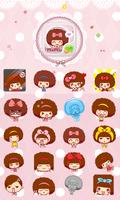 GO SMS CUTEMOC STICKER screenshot 1