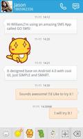 GO SMS HAMI ANIMATED STICKER screenshot 3
