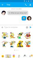 FREE-GO SMS HAPPY DUCK STICKER screenshot 2