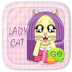 GO SMS PRO LADY CAT STICKER APK download