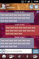 Galaxy Tema GO SMS PRO Ekran Görüntüsü 1