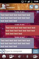 Galaksi Tema GO SMS PRO screenshot 1