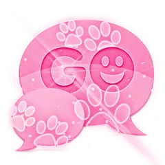 ピンク2 GO SMS PROテーマ