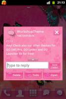 Pink 2 GO SMS PRO Theme Ekran Görüntüsü 2