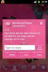 Baixar Pink Cute Sweet Theme GO SMS APK