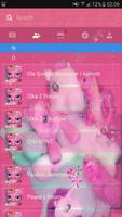Thème Pink Pony GO SMS PRO capture d'écran 2