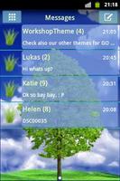 Baum Theme GO SMS Plakat