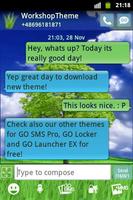 Baum Theme GO SMS Screenshot 1