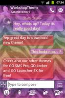 ธีมม้าลาย GO SMS โปสเตอร์