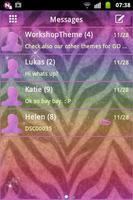 ธีมม้าลาย GO SMS ภาพหน้าจอ 1
