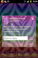 ธีมม้าลาย GO SMS ภาพหน้าจอ 3