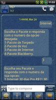 Denim GO SMS Theme اسکرین شاٹ 1
