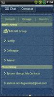 Denim GO SMS Theme اسکرین شاٹ 3