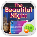 GO SMS PRO BEAUTY NIGHT THEME APK