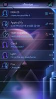 GO SMS VSPACE STATION THEME imagem de tela 2
