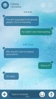 GO SMS PRO WATER THEME screenshot 1