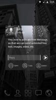 GO SMS PRO DOWNTOWN THEME imagem de tela 3