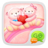 GO SMS Pro Bear Lovers Theme أيقونة