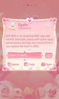 GO SMS Pro Bear Lovers Theme syot layar 2
