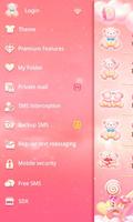 GO SMS Pro Bear Lovers Theme syot layar 3