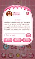 GO SMS LOVE CANDY MOCMOC THEME imagem de tela 3