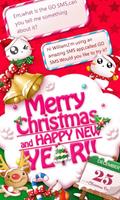 GO SMS CHRISTMAS CAT THEME poster