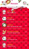 GO SMS CHRISTMAS CAT THEME screenshot 3