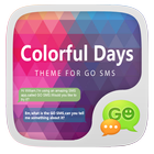 GO SMS PRO COLORFULDAYS THEME ícone