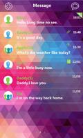 GO SMS PRO COLORFULDAYS THEME imagem de tela 2