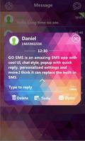 GO SMS PRO COLORFULDAYS THEME imagem de tela 3