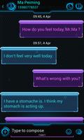GO SMS PRO FUTUREWORLD THEME screenshot 1