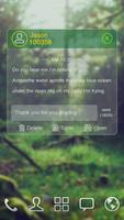 GO SMS PRO FOREST THEME imagem de tela 2