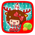 GO SMS CHRISTMAS MOCMOC THEME ícone
