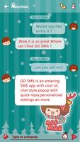 GO SMS CHRISTMAS MOCMOC THEME imagem de tela 1