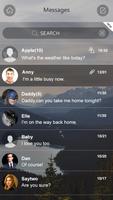 GO SMS GLASSWARE THEME imagem de tela 2