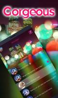 GO SMS GORGEOUS THEME Cartaz