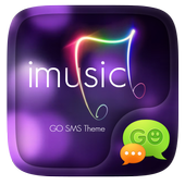 GO SMS IMUSIC THEME أيقونة