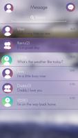 GO SMS LONELY THEME تصوير الشاشة 2