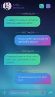 GO SMS LOVE NIGHT THEME screenshot 1