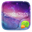 GO SMS PURPLE NIGHT THEME