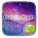 GO SMS PURPLE NIGHT THEME APK