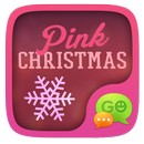 GO SMS PINK CHRISTMAS THEME APK