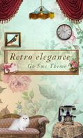 GO SMS RETRO ELEGANCE THEME Cartaz