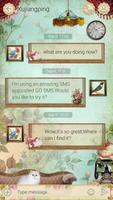GO SMS RETRO ELEGANCE THEME imagem de tela 1
