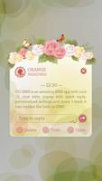 GO SMS PRO ROSE STYLE THEME Ekran Görüntüsü 3